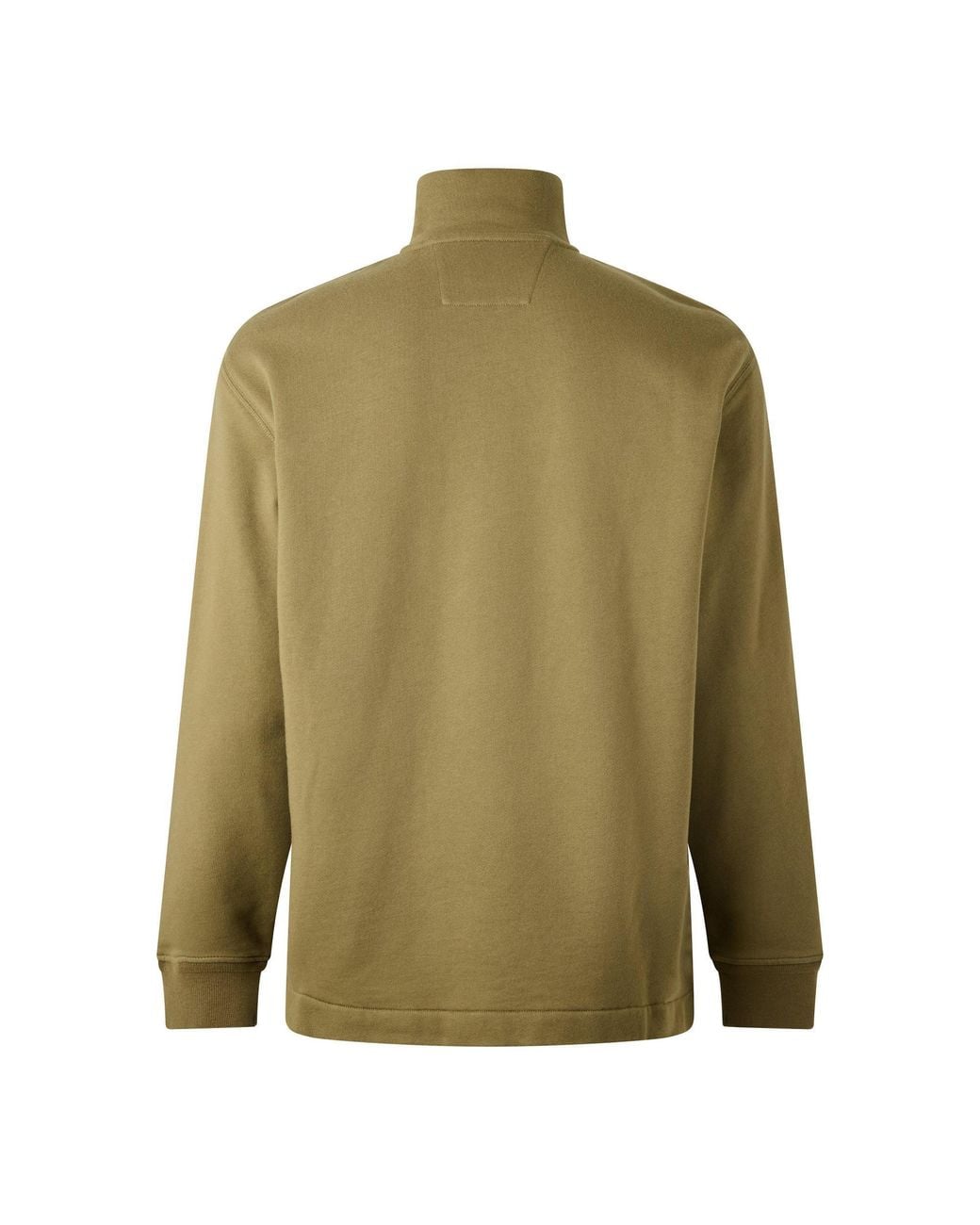 C P Company Green Neck Long Sleeve Sweat Top for men