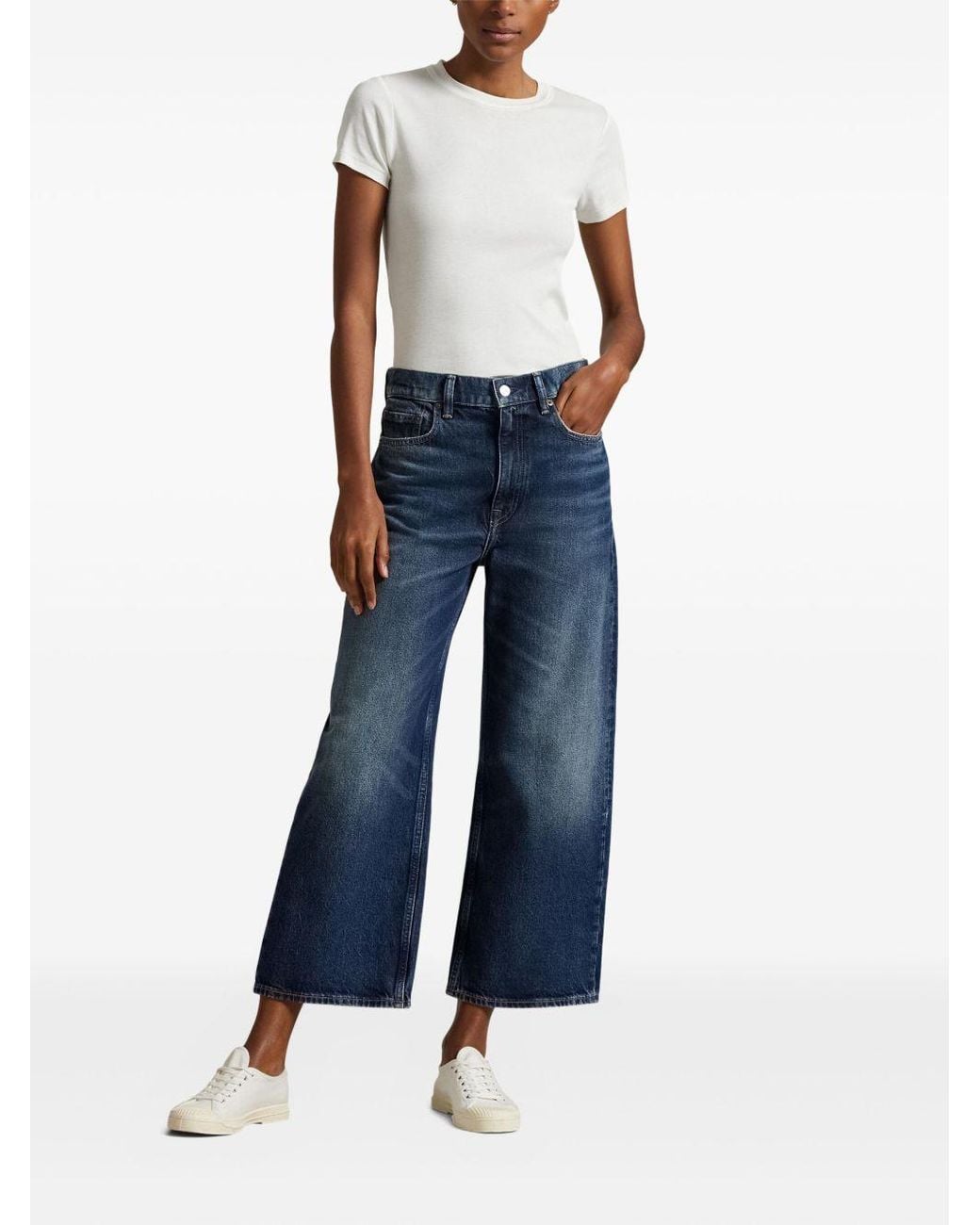 Polo Ralph Lauren Blue High-Rise Jeans