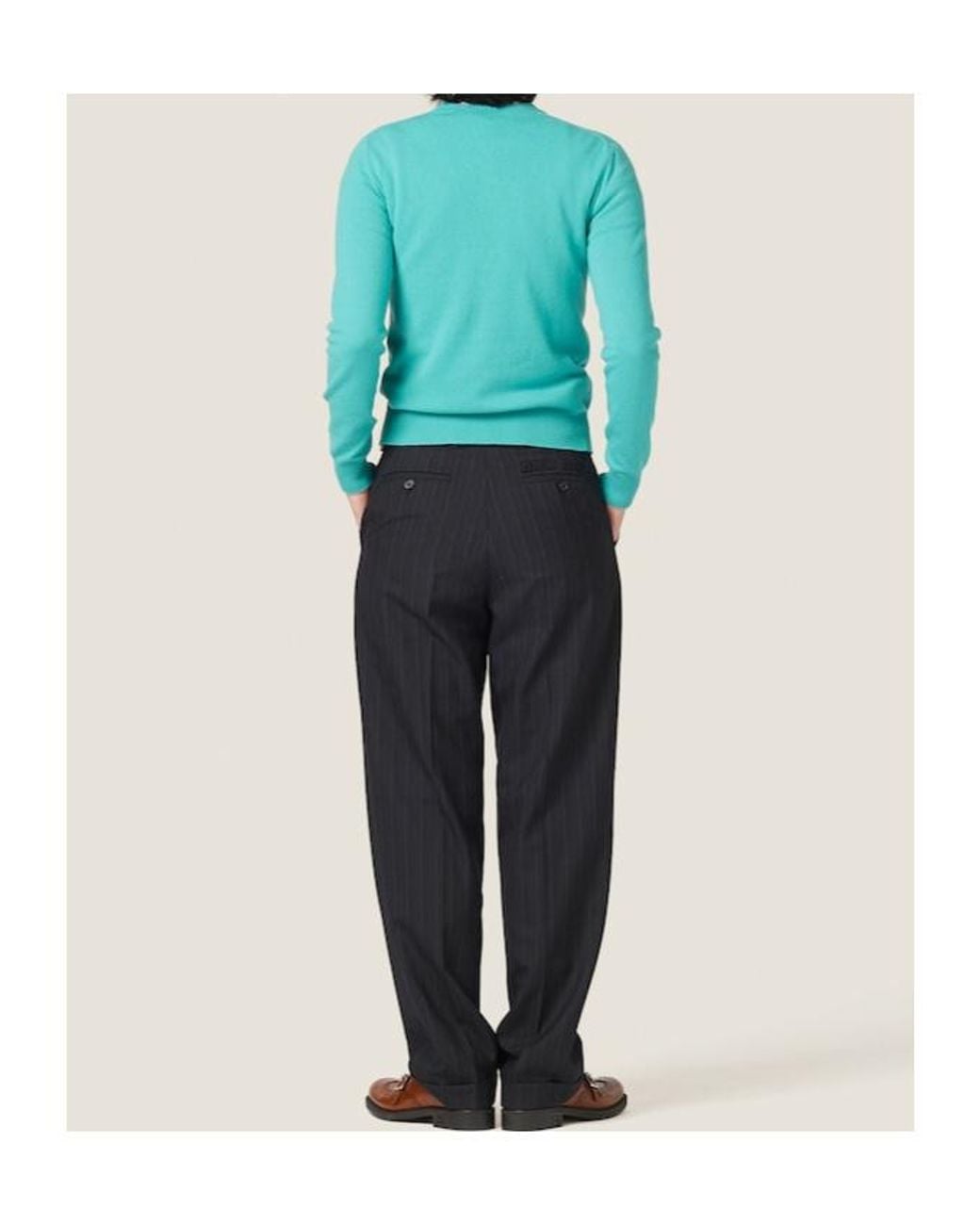 Miu Miu Black Belt-Loop Casual Pants