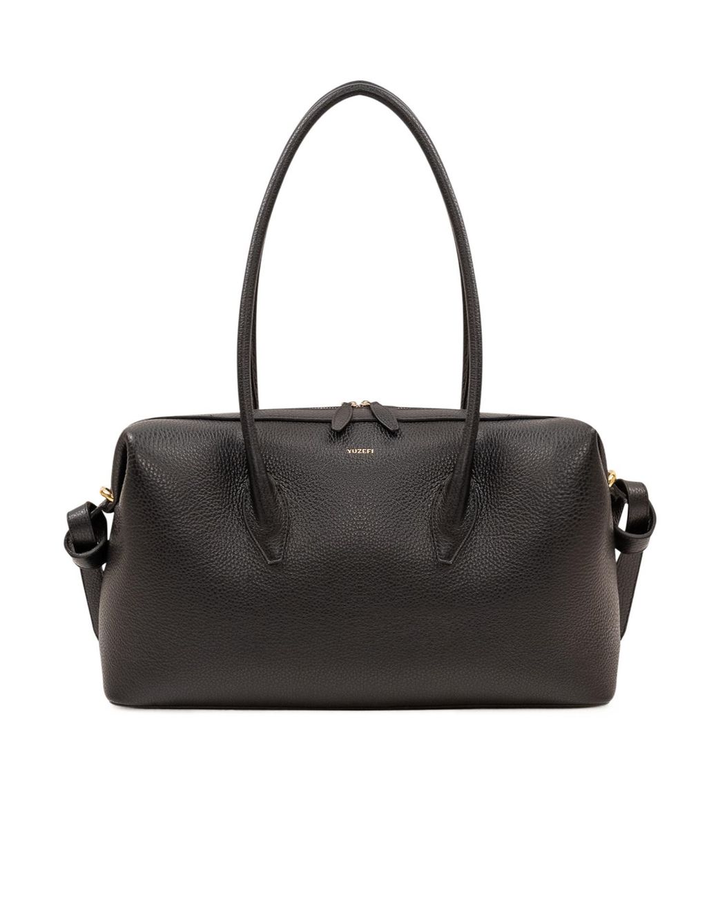 Yuzefi Black Brioche Duffle Bag