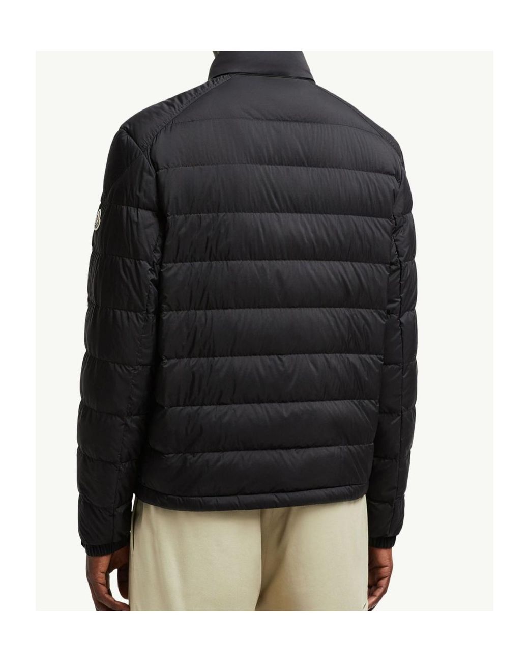 Moncler Black Selves Short Padded Jacket for men