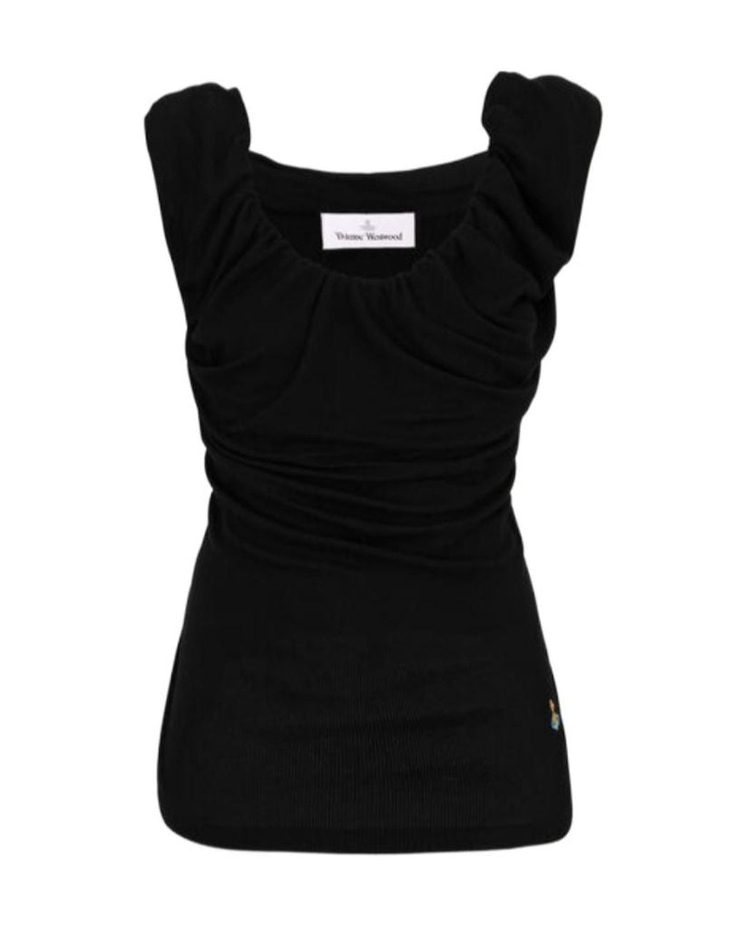 Vivienne Westwood Black Ginnie Jersey Top