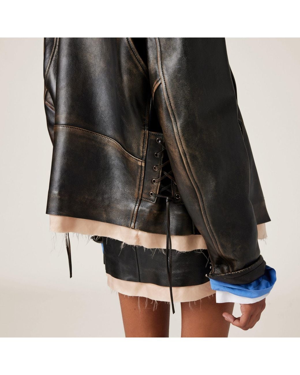 Miu Miu Black Leather Jacket