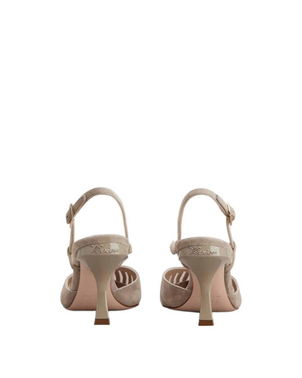Roger Vivier Metallic Virgule D'Orsay Pumps