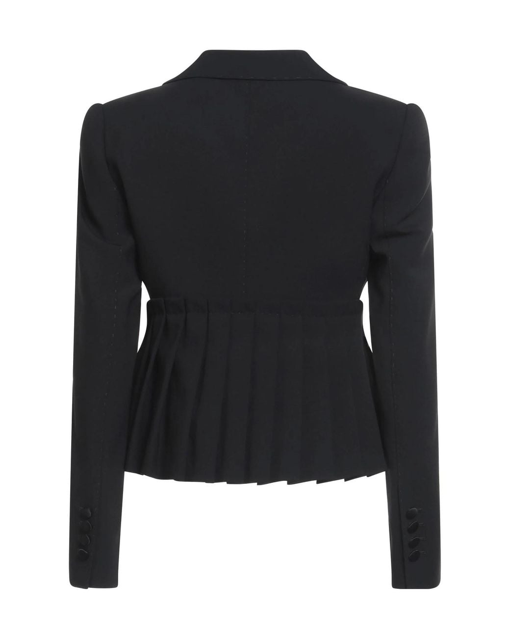 Dolce & Gabbana Black Minimalist Single-Breasted Blazer