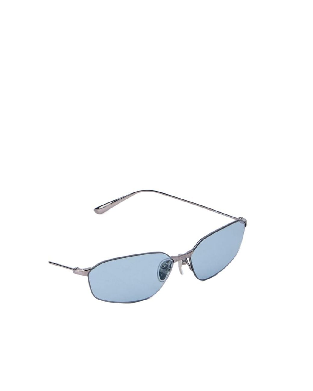 Balenciaga Blue Eyewear Cat-Eye Sunglasses for men