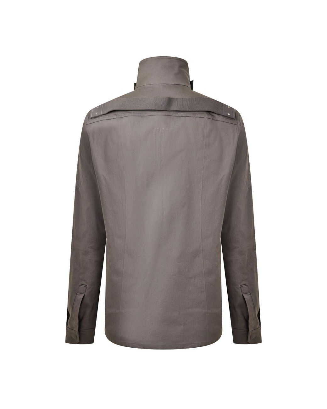 Rick Owens Gray Zip-Up Windproof Jacket for men