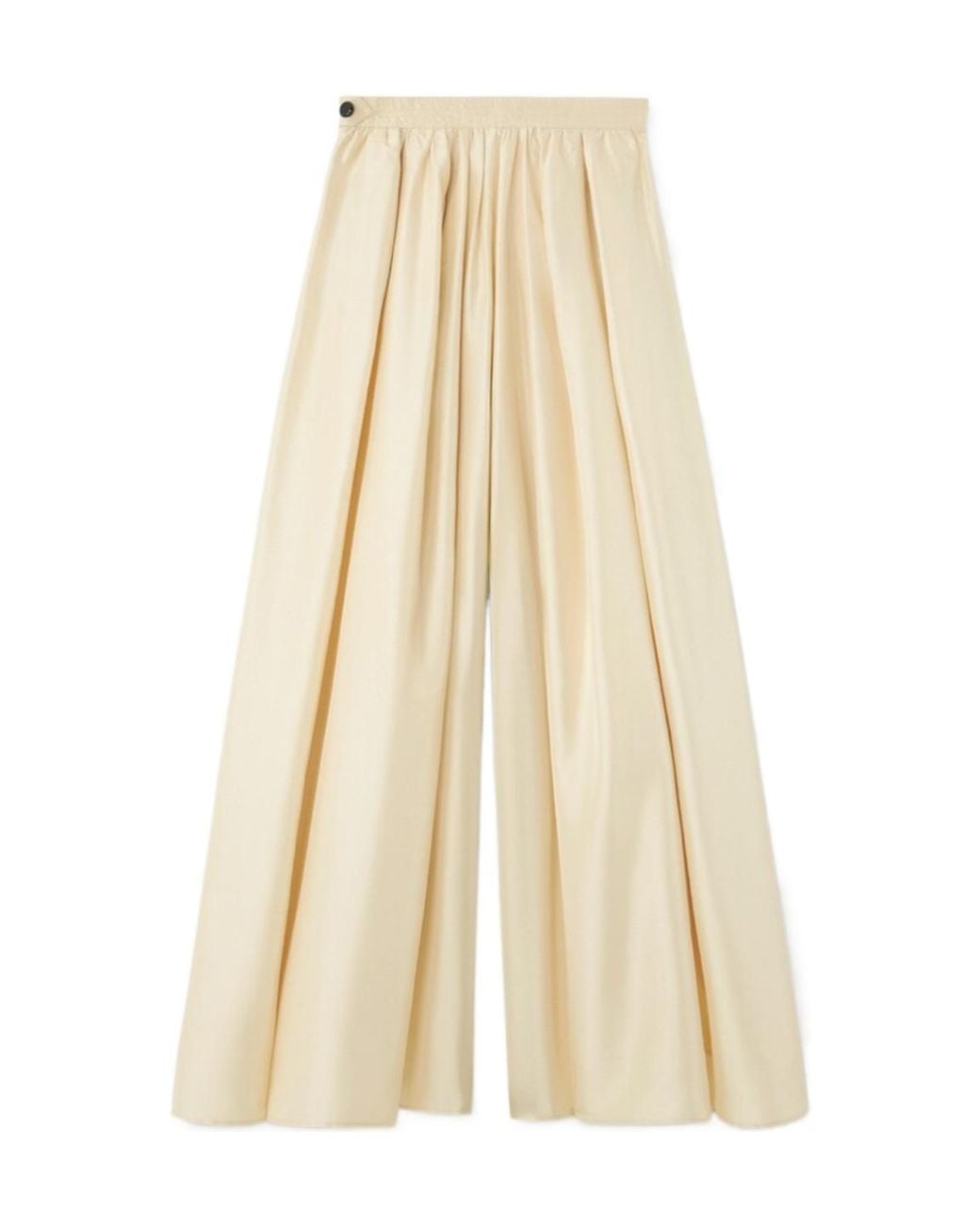 Loro Piana Natural Wide Leg Trousers