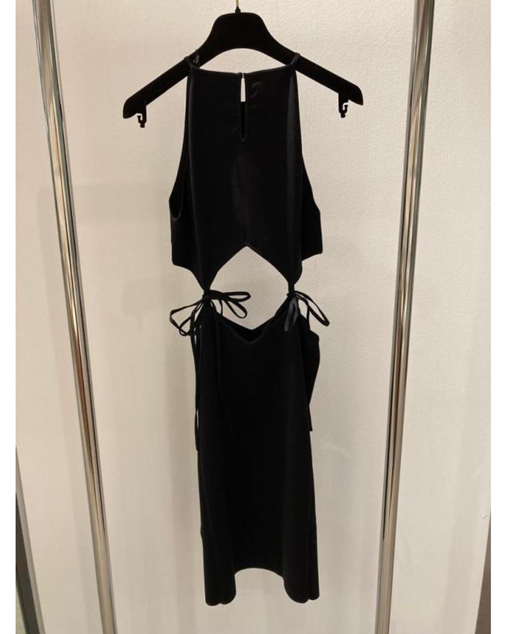 Bottega Veneta Black Cut-Out Detailed Mini Dress