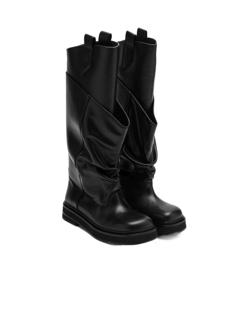 The Attico Black The Robin Passeggiata Combat Boots