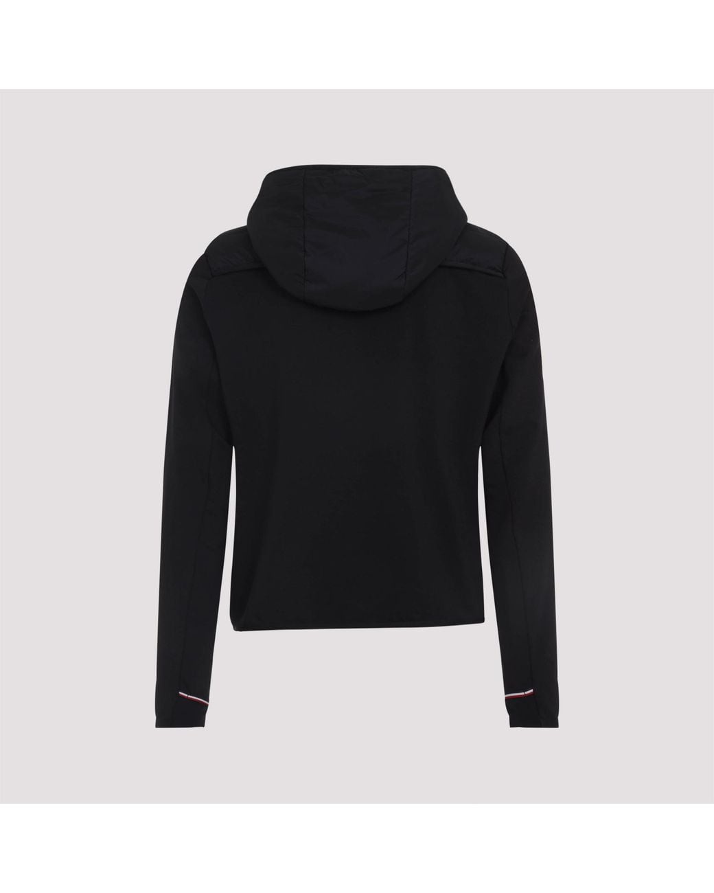 Moncler Black Grenoble Padded Zip-Up Hoodie for men