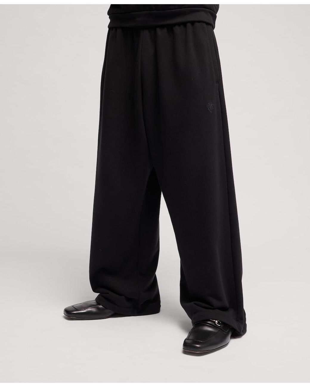 Gucci Black Jersey Leisure Pants for men