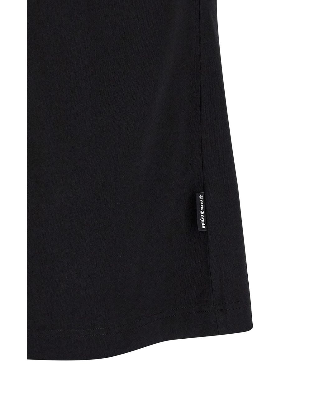 Palm Angels Black Logo Patch T-Shirt for men
