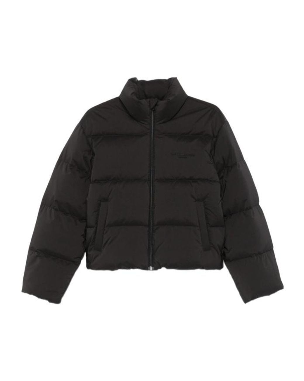 Alexander Wang Black Zip-Up Padded Jacket