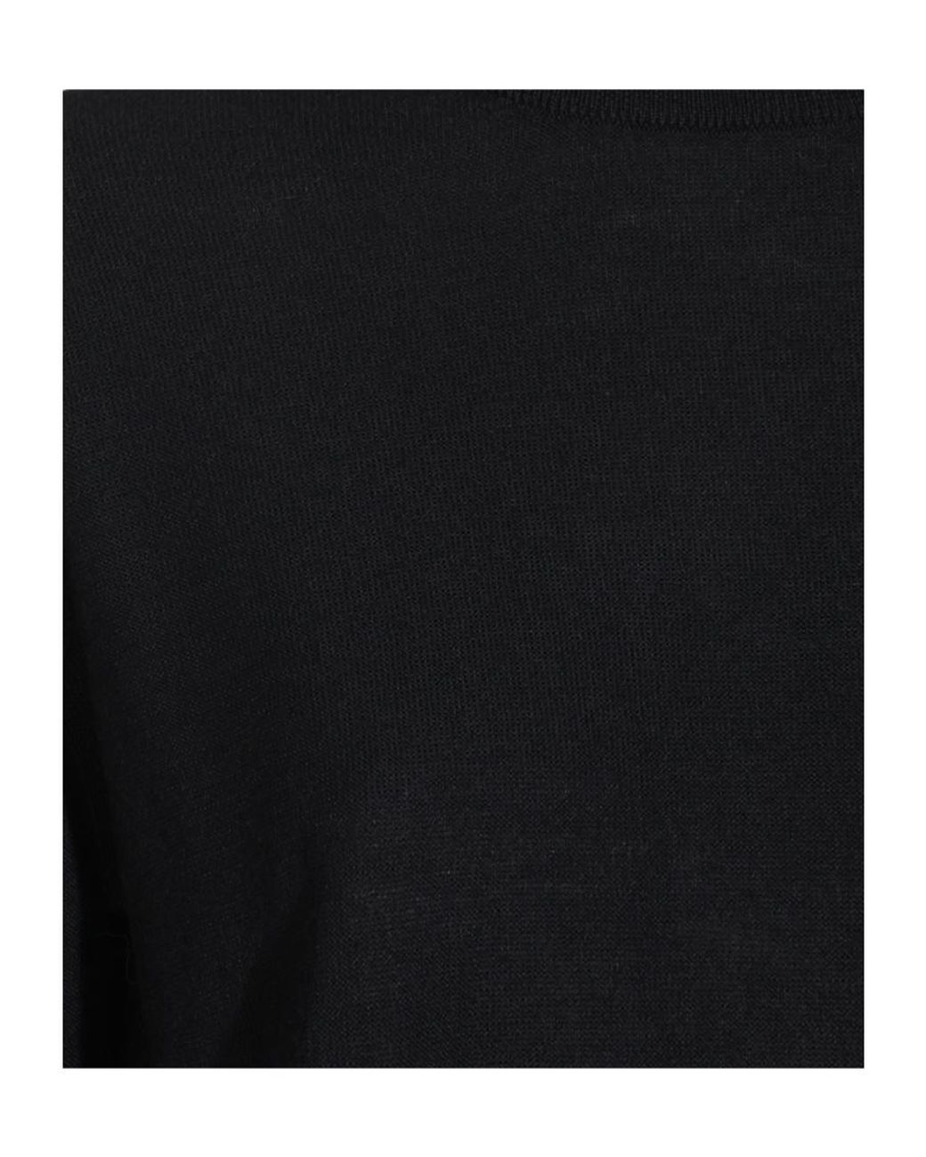 Lemaire Black Buttoned Waist Maxi Dress