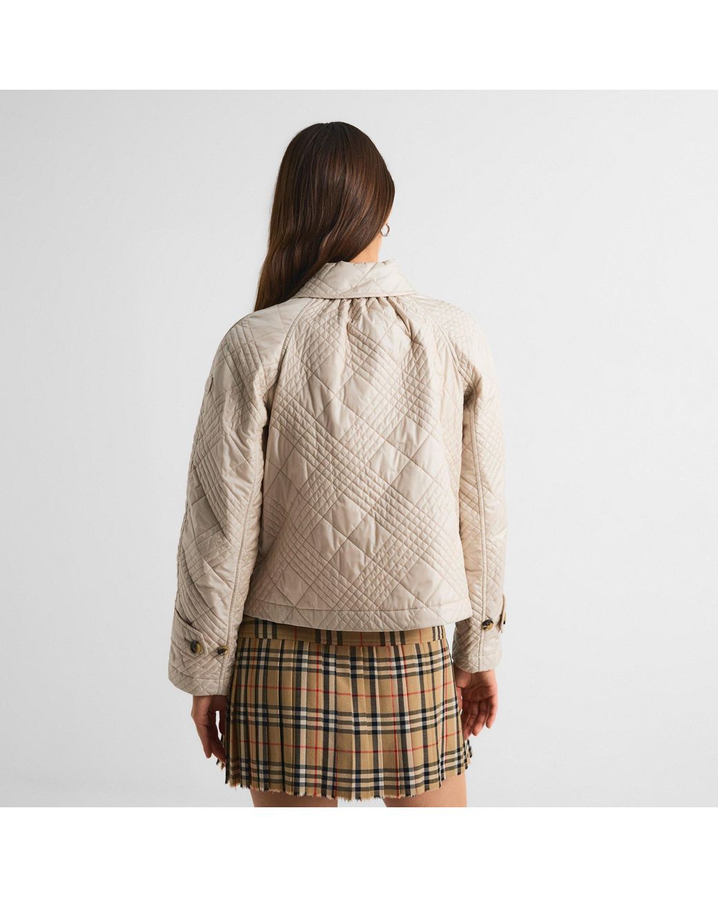 Burberry Natural Solid Color Jacket