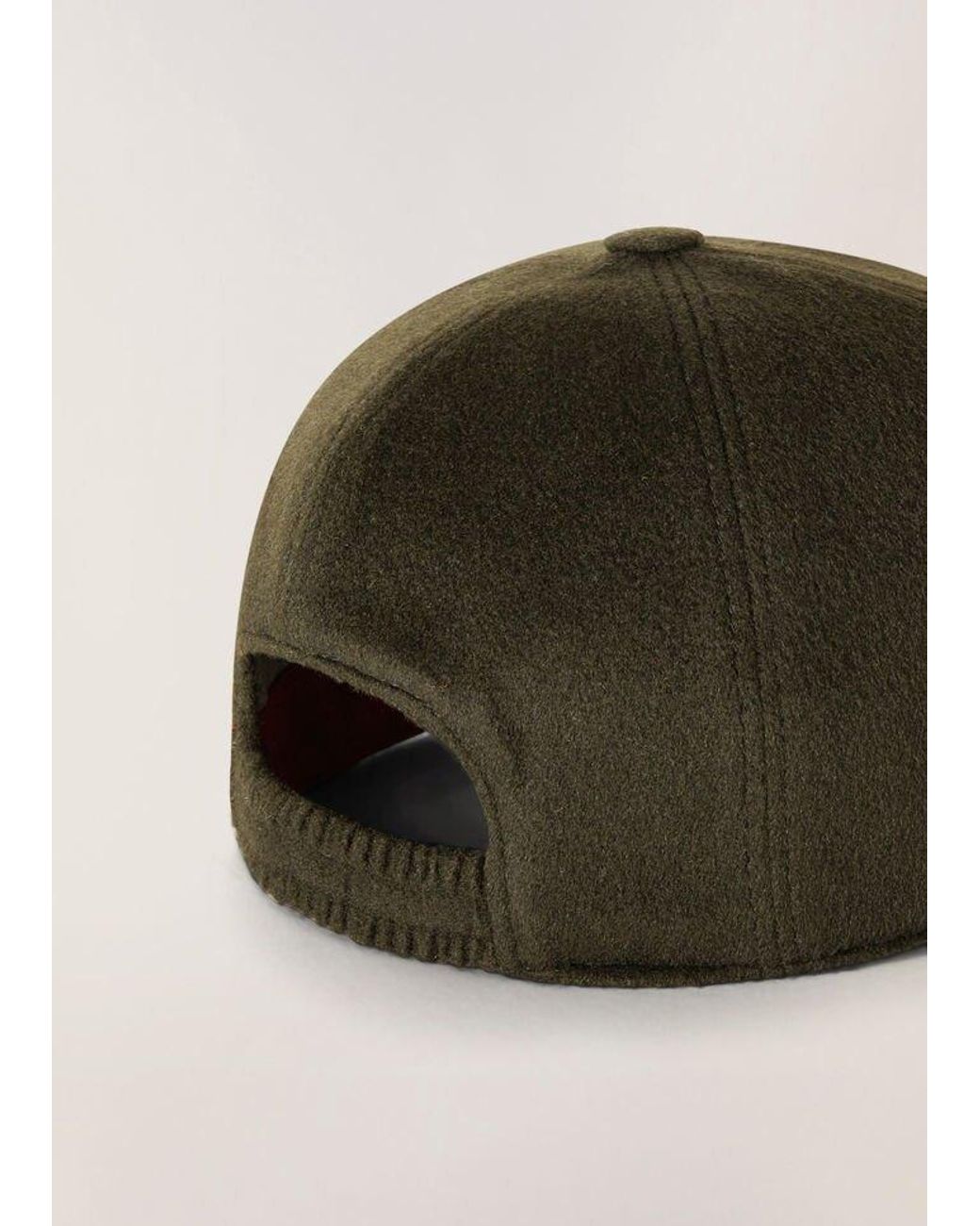 Loro Piana Green Logo Embroidered Baseball Cap for men