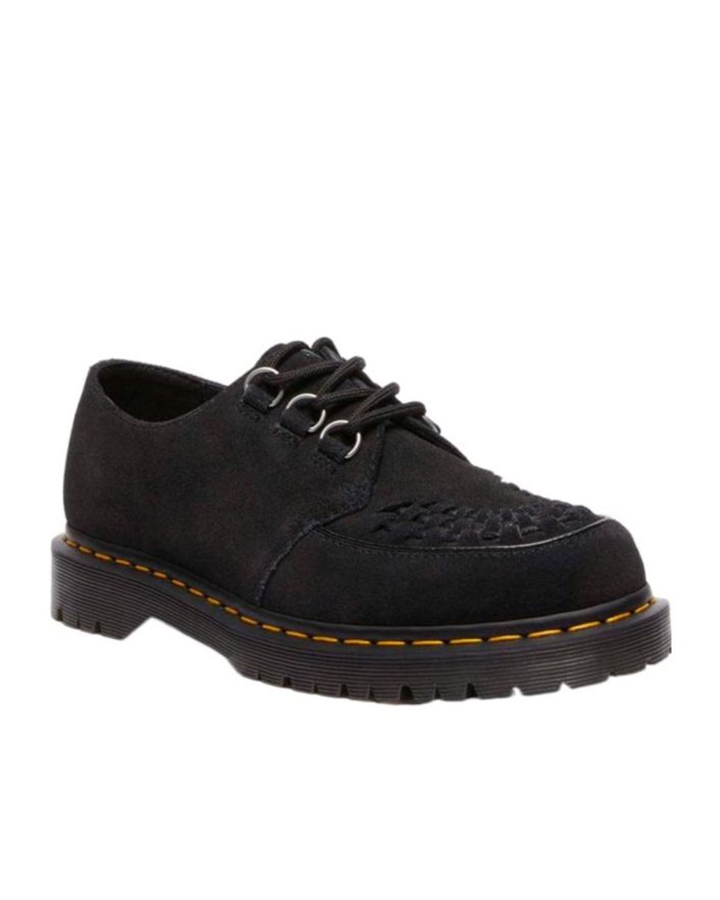 Dr. Martens Black Ramsey Woven Creepers for men