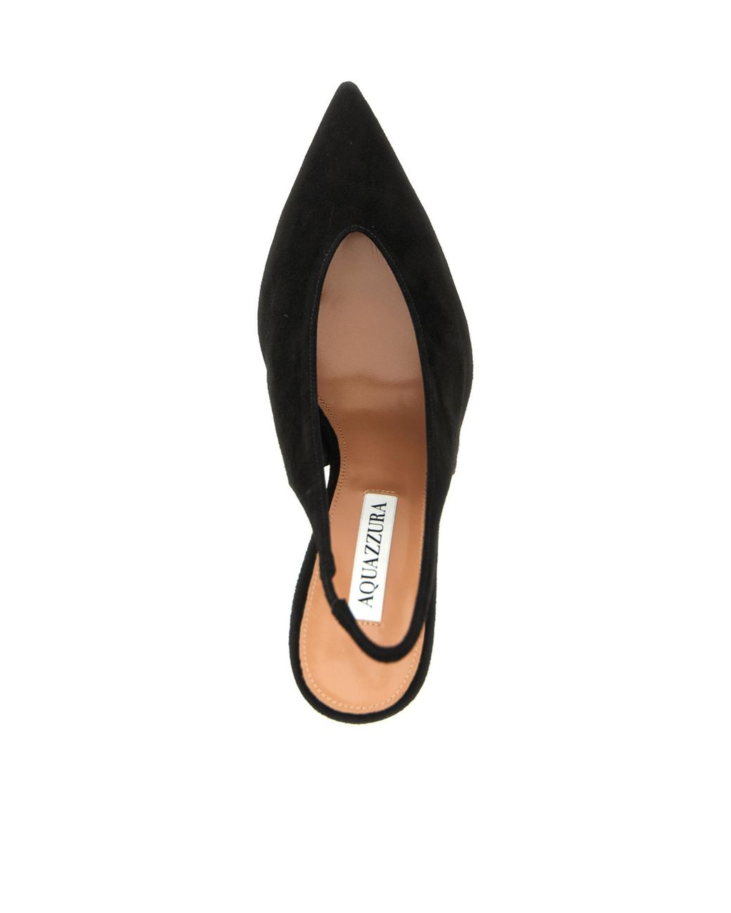 Aquazzura Black Voltaire Slingback Heeled Pumps