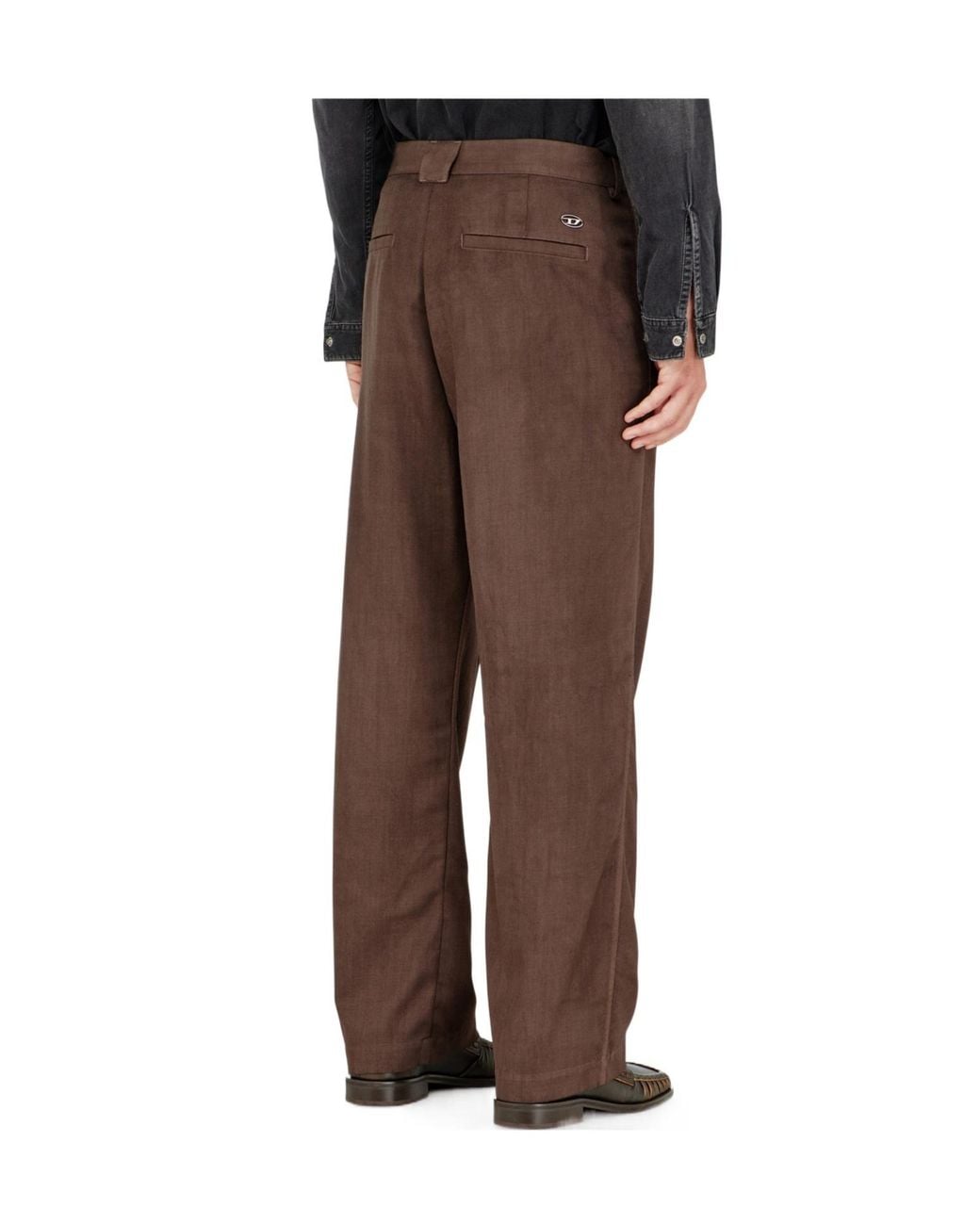DIESEL Brown Hant Chino Tailored Pants for men