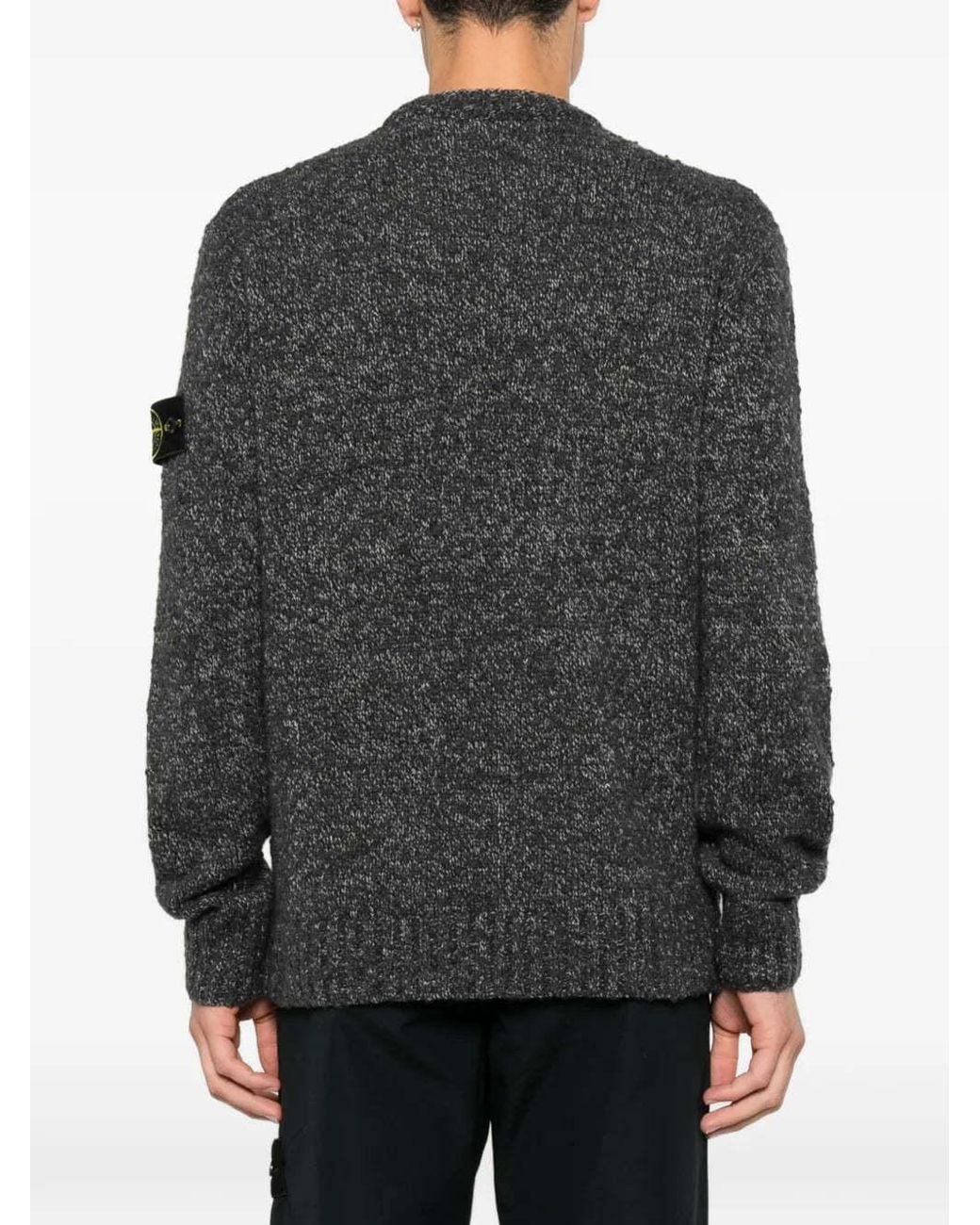 Stone Island Gray Long Sleeved Jumper for men