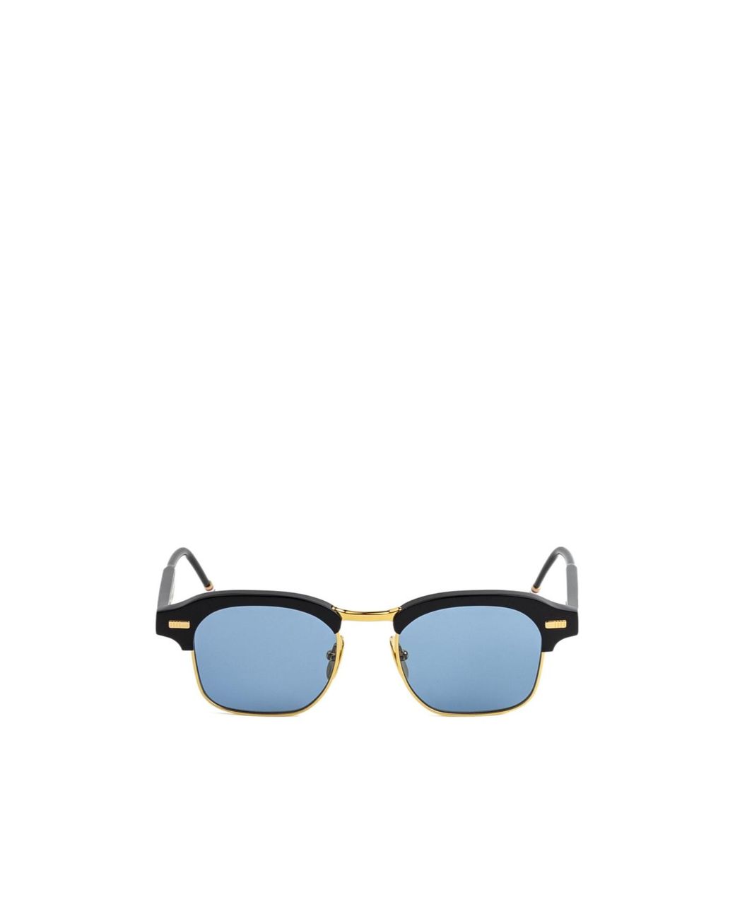 Thom Browne Blue Eyewear Square Frame Sunglasses for men