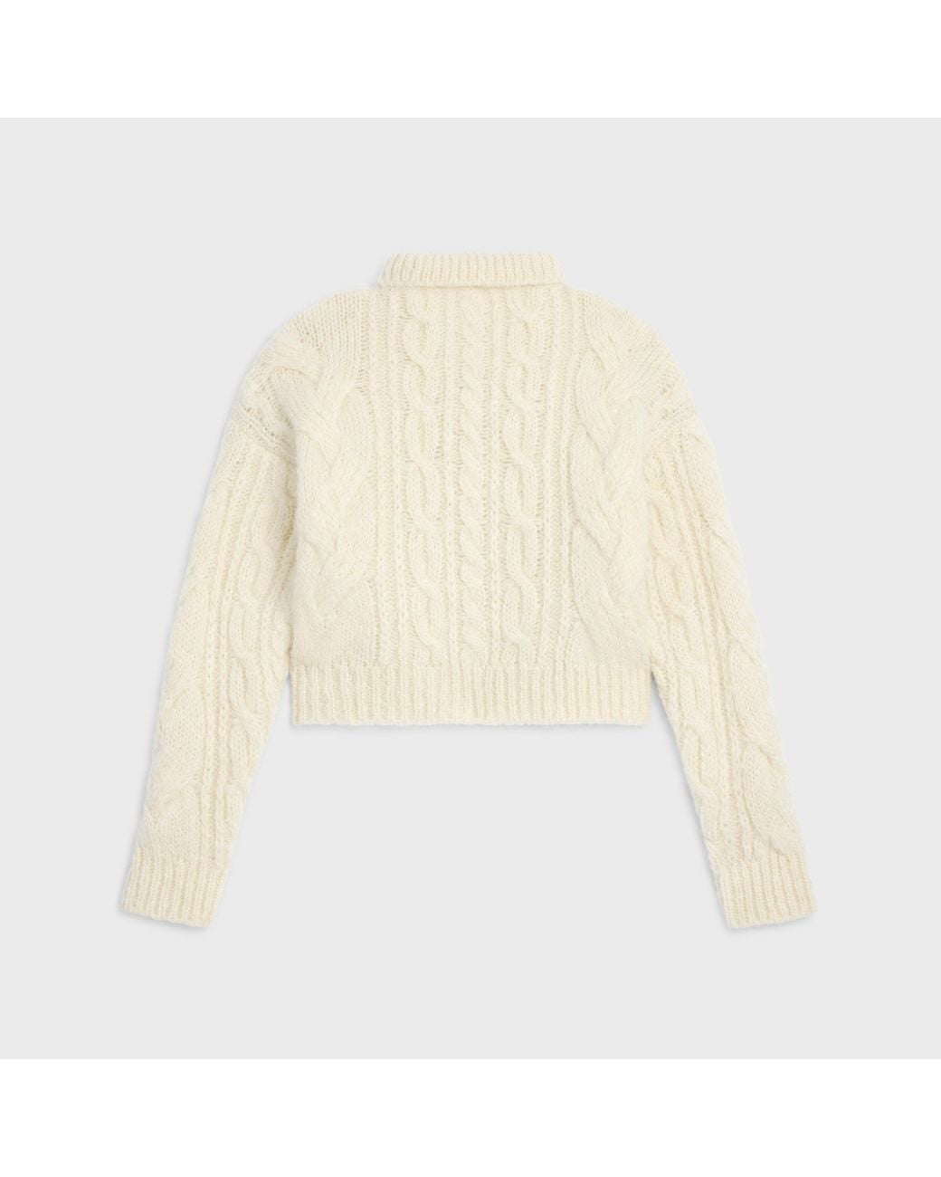Céline White Sweater