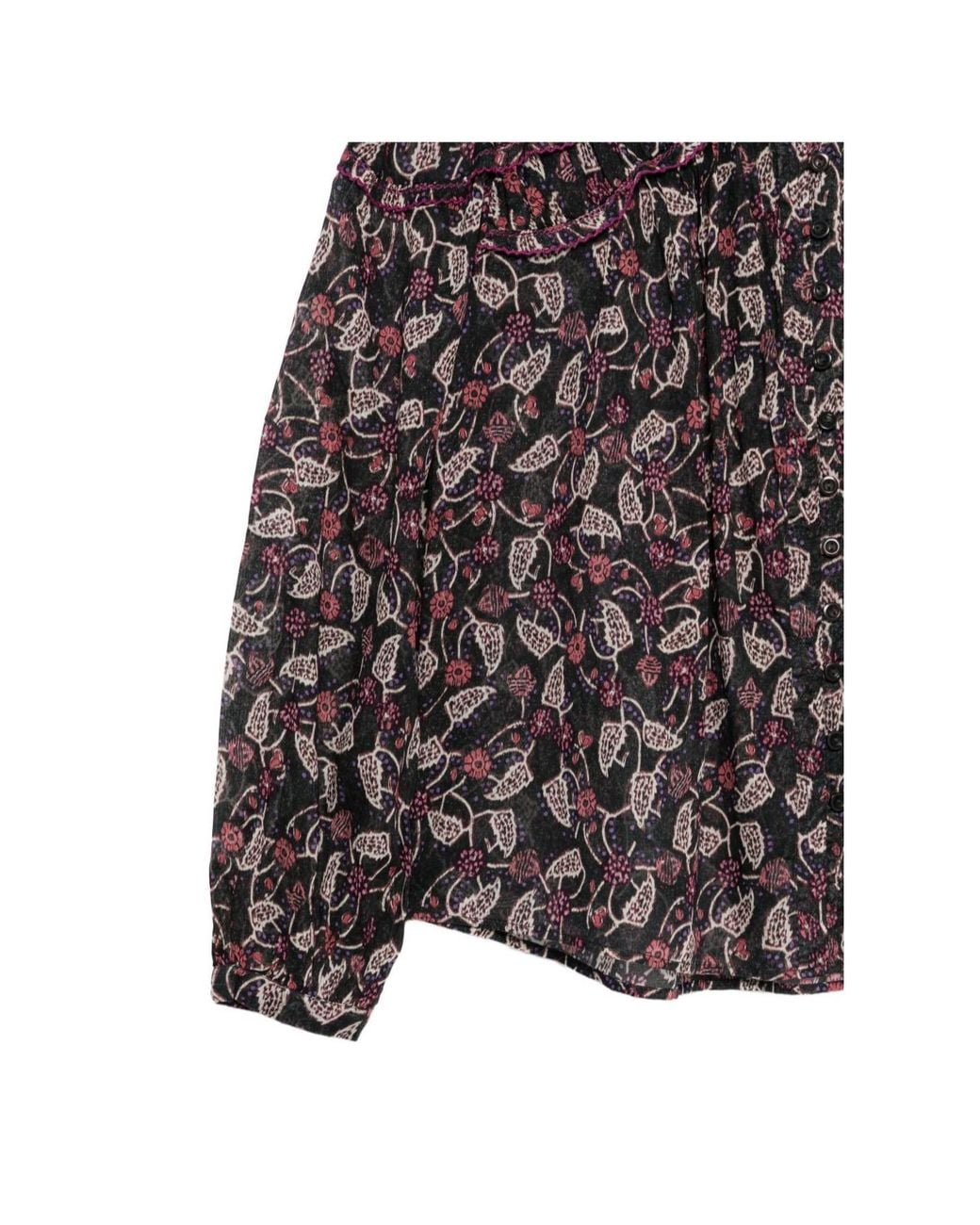 Isabel Marant Gray Printed Shirt