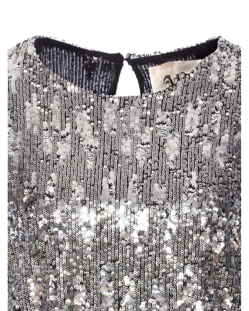 Aniye By Gray Sequin-Embellished Short-Sleeve Top