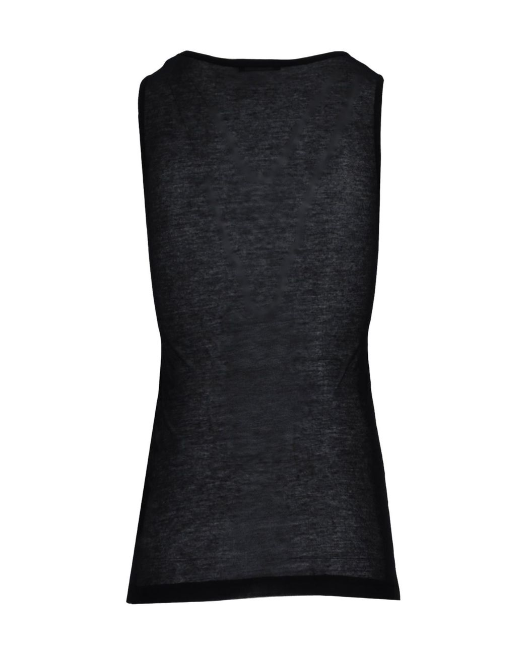 Ann Demeulemeester Black Fonsin Jersey Tank Top