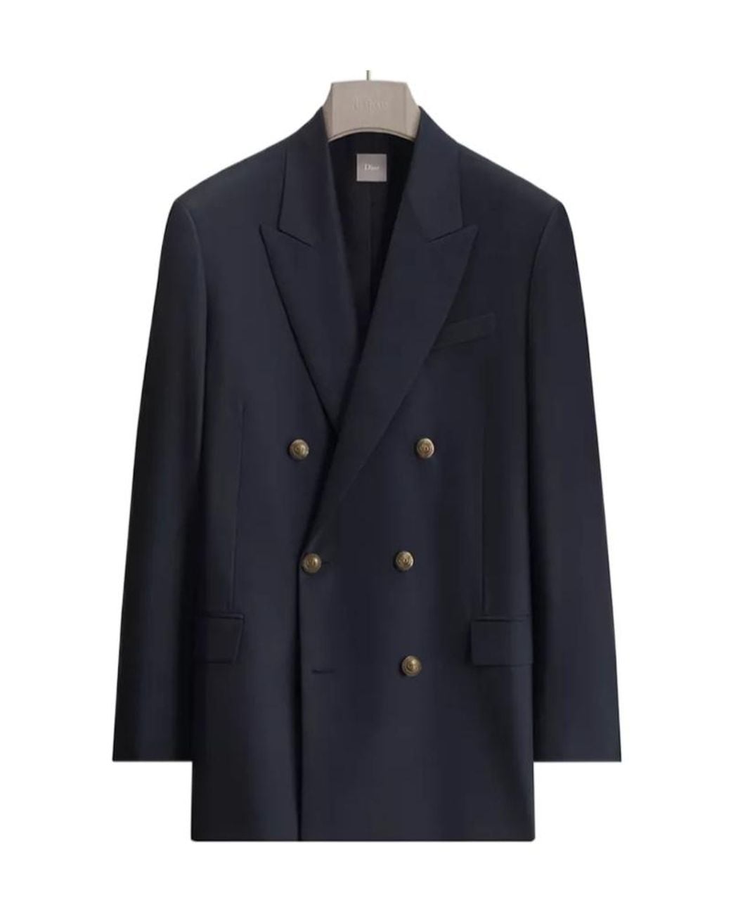 Dior Blue Double-Breasted Jacket for men