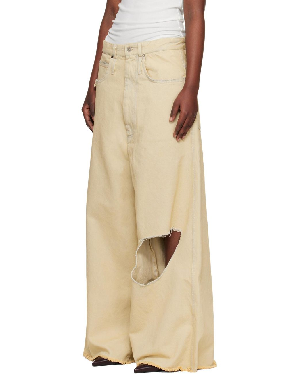 Lu'u Dan Natural Dumpster Jeans for men