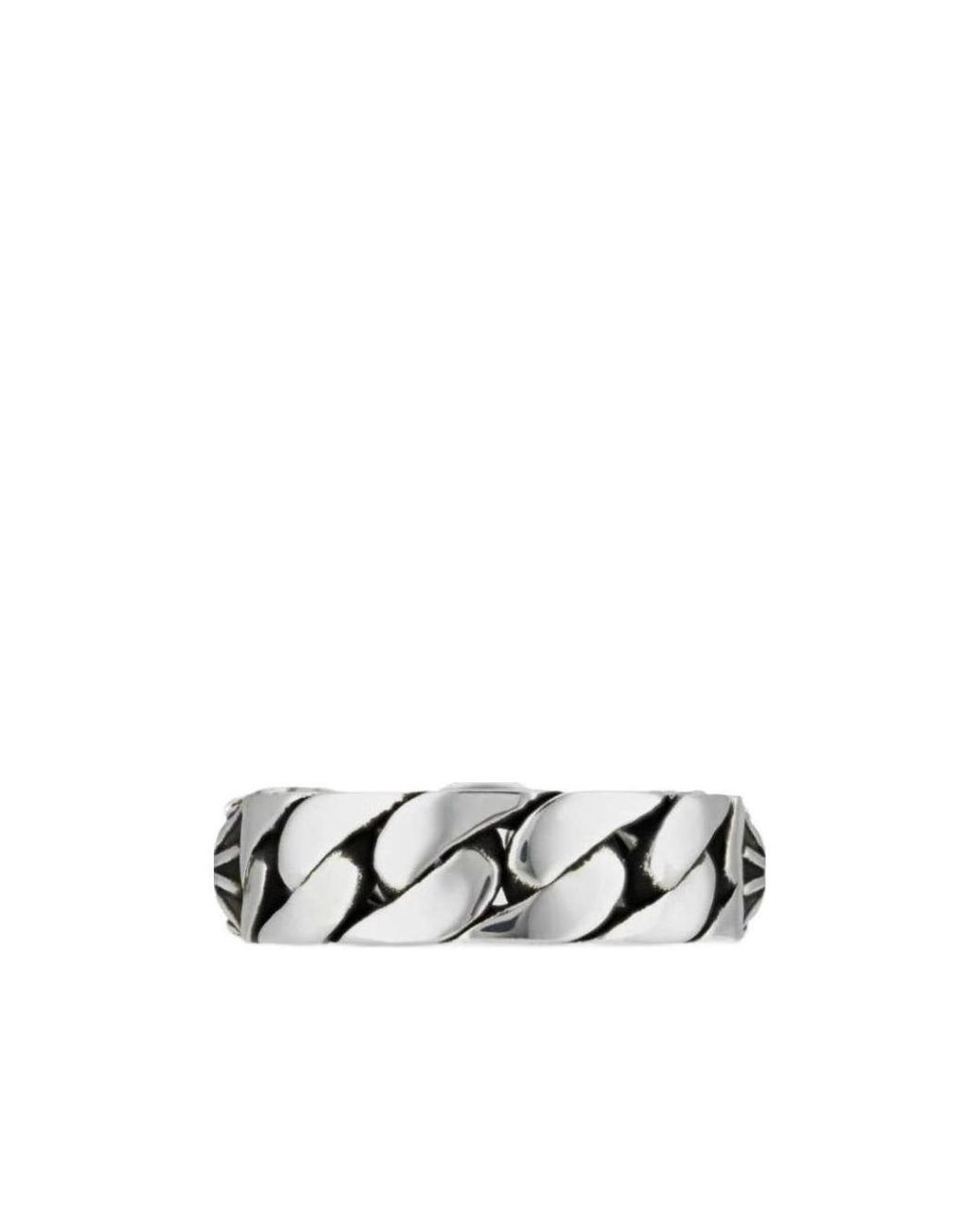Gucci White Tiger Sterling Ring