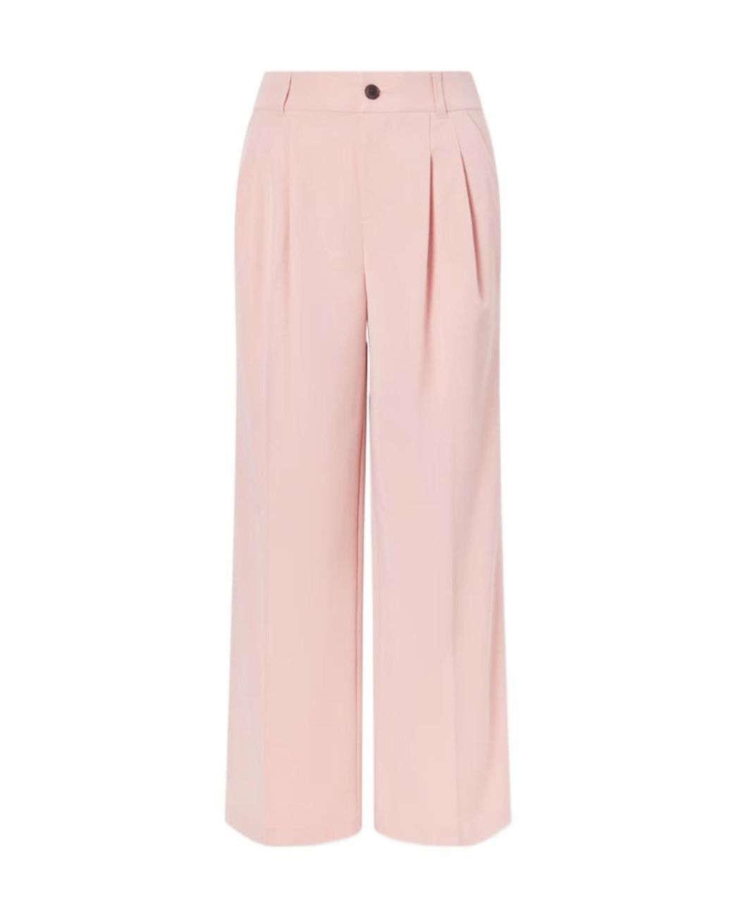 Varley Pink Jayla Twill Wide-Leg Pants