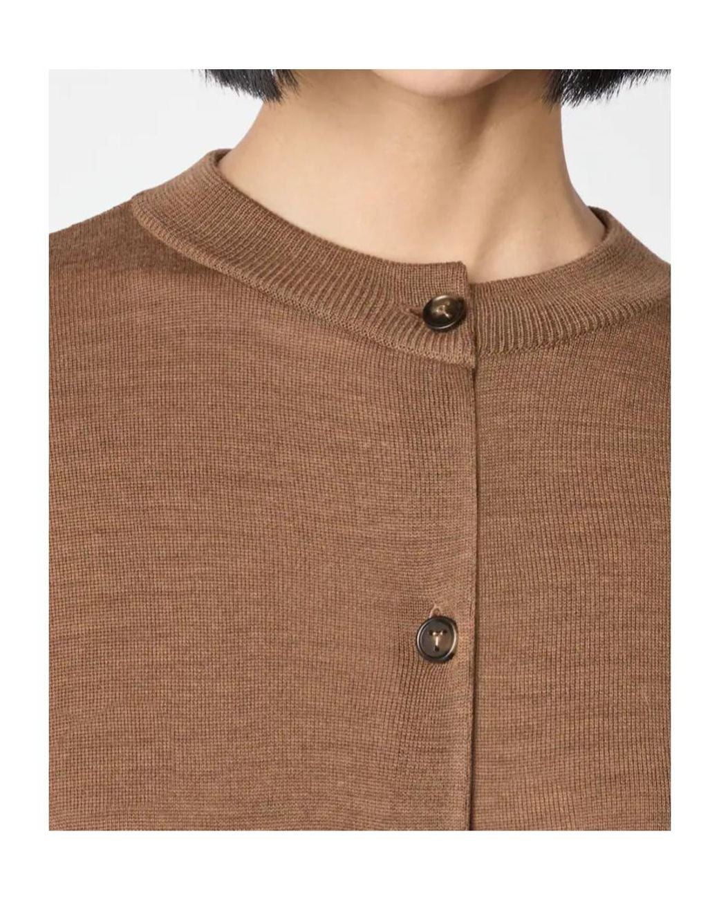 Tod's Brown Button Cardigan