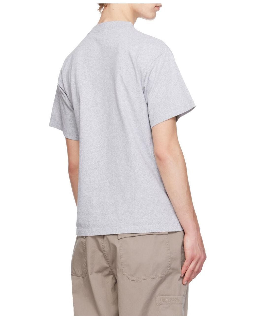 Balenciaga Gray Standard T-Shirt for men