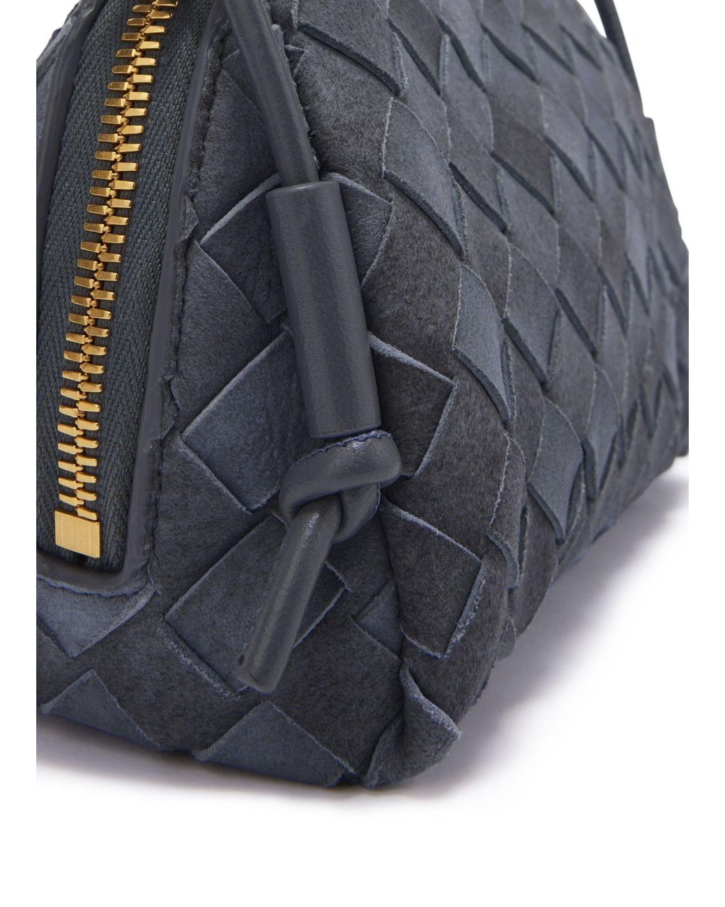 Bottega Veneta Black Woven Crossbody Bag