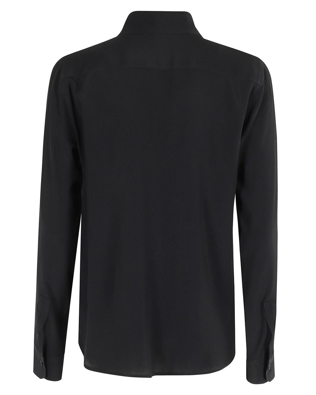 Seventy Black Button-Up Long Sleeve Shirt