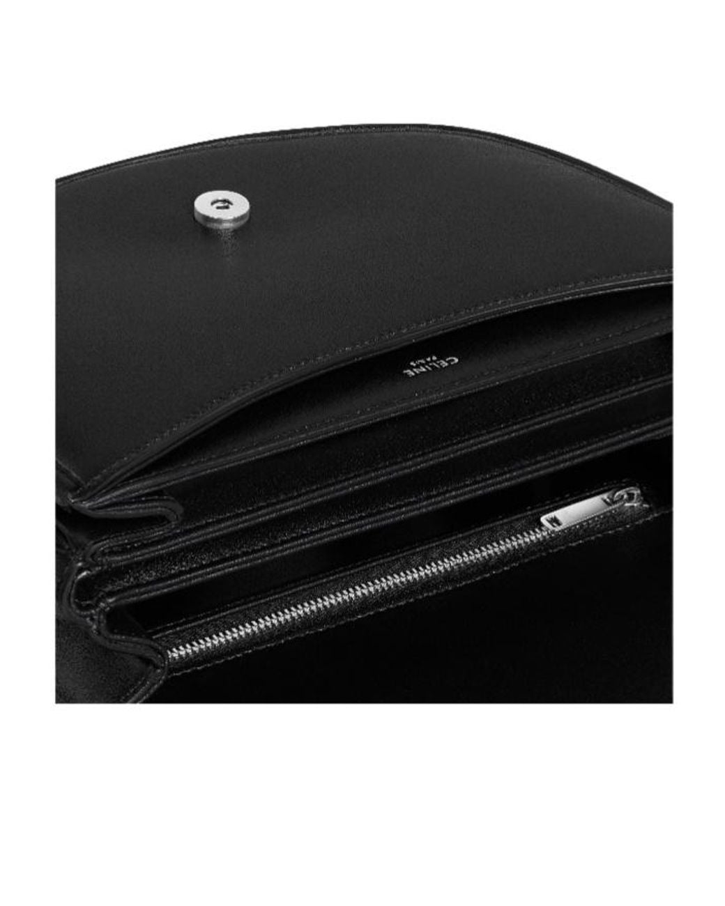 Céline Black Medium Besace Triomphe for men