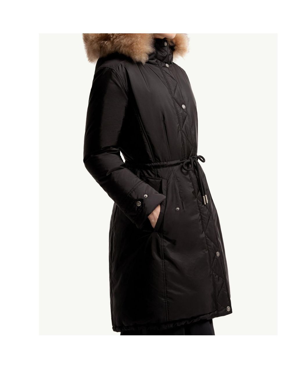 Moncler Black Moustique Hooded Down Jacket