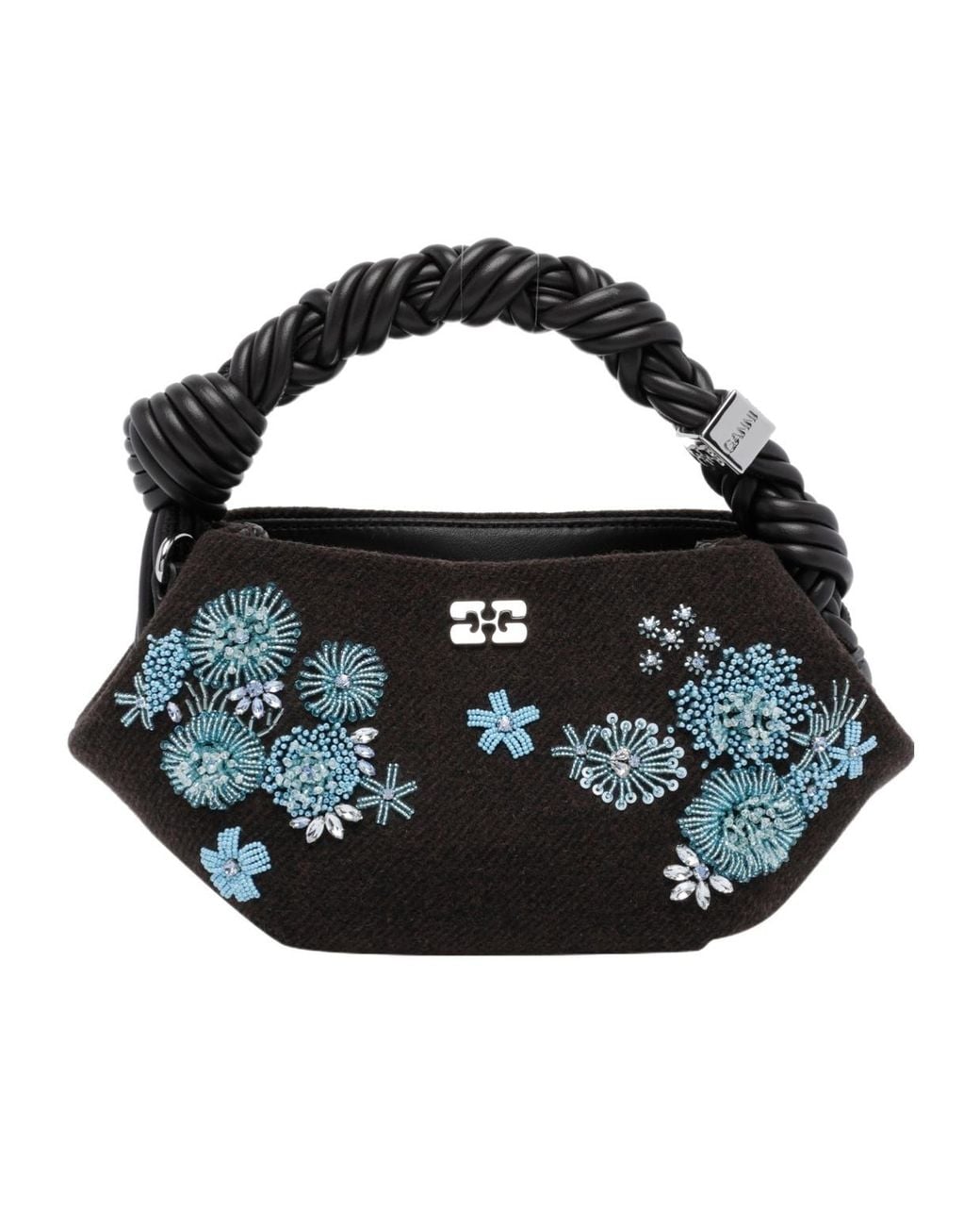 Ganni Black Bou Shoulder Bag