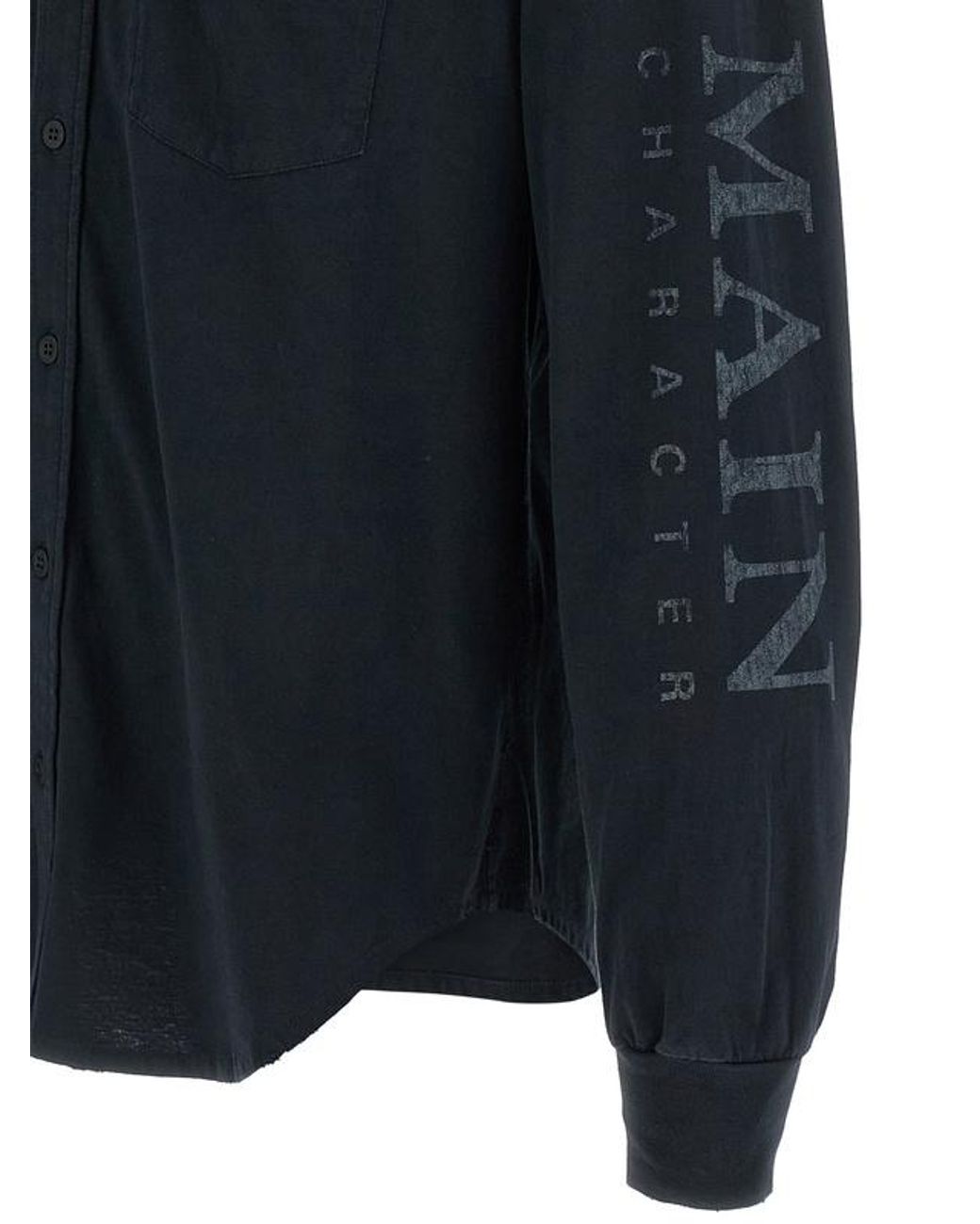 Balenciaga Blue Main Character Artwork T-Shirt for men