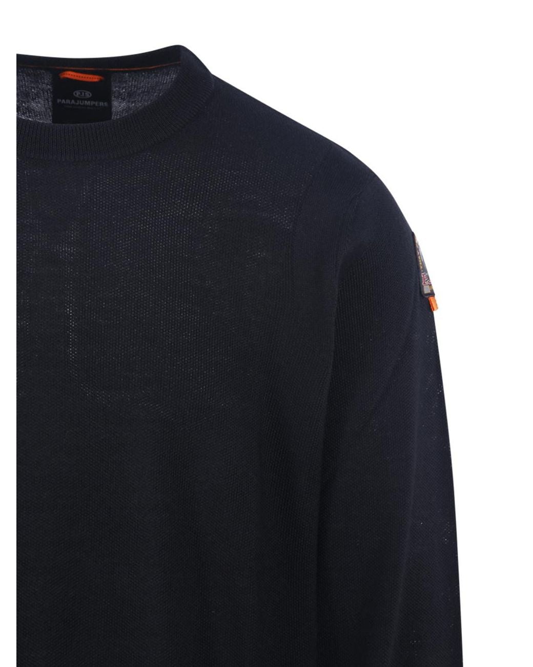 Parajumpers Blue Wool Knitted Pullover for men
