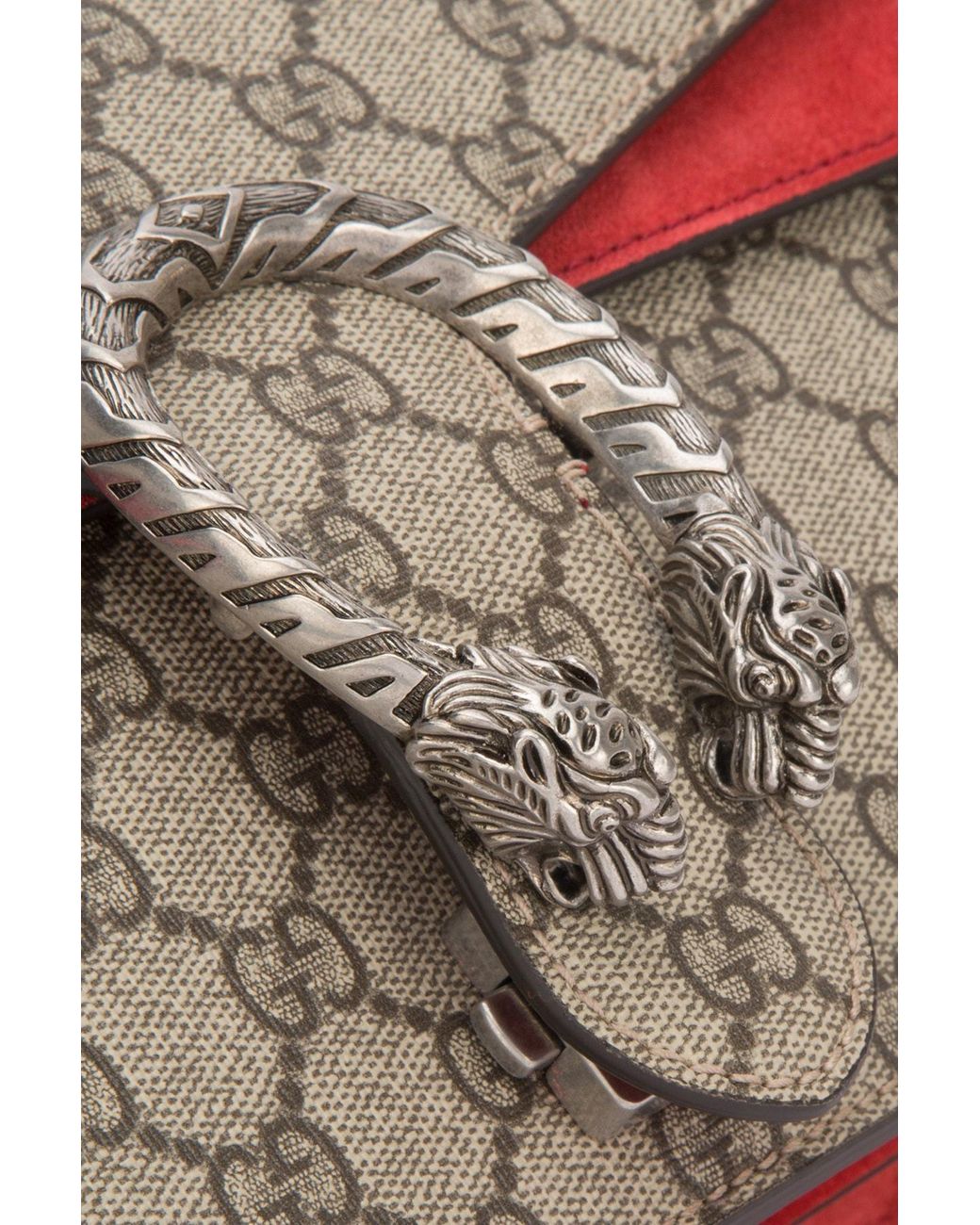 Gucci Metallic Dionysus Gg Supreme Shoulder Bag
