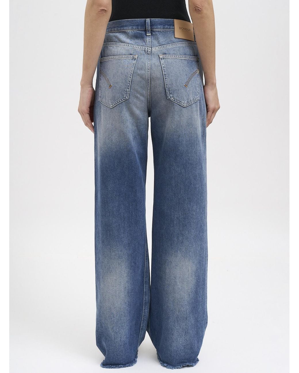 Dondup Blue Distressed Ripped Jeans