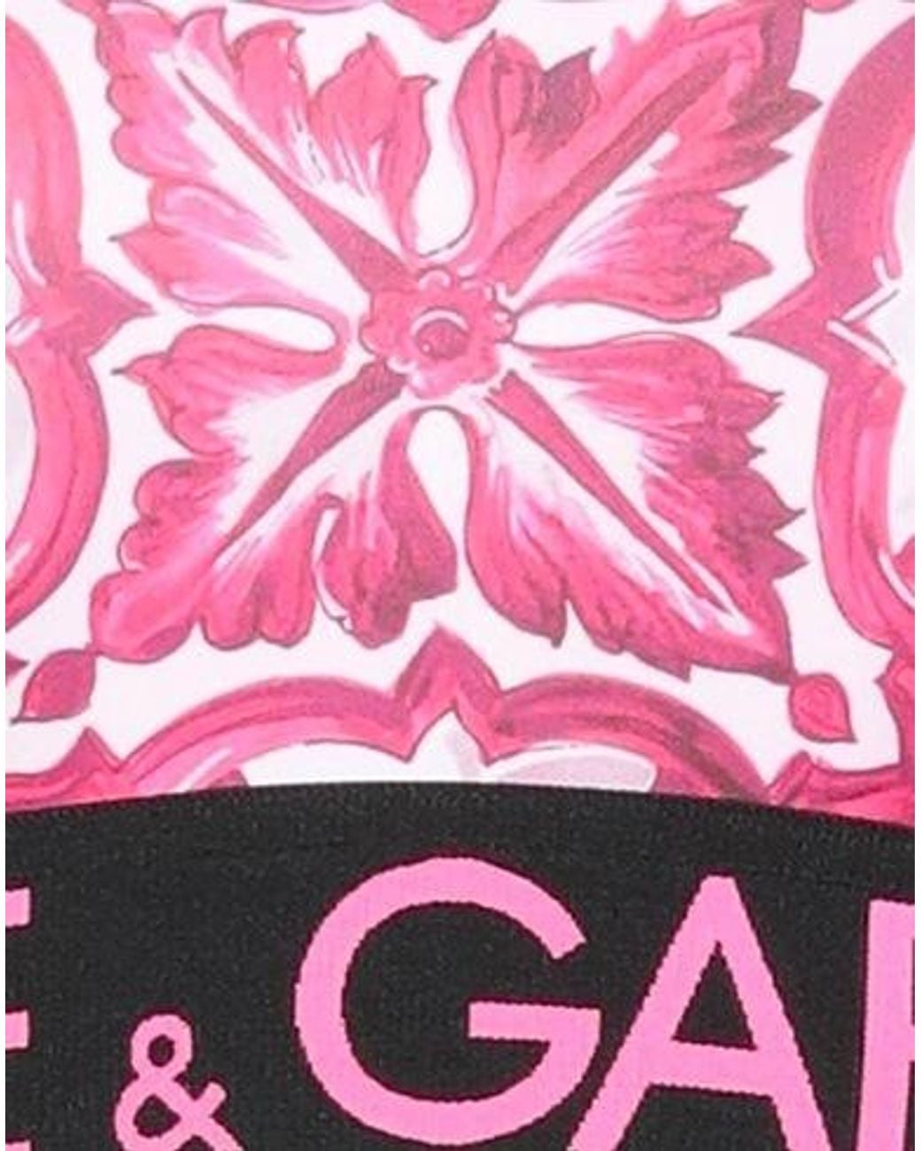 Dolce & Gabbana Pink Multi-Color Sports Vest