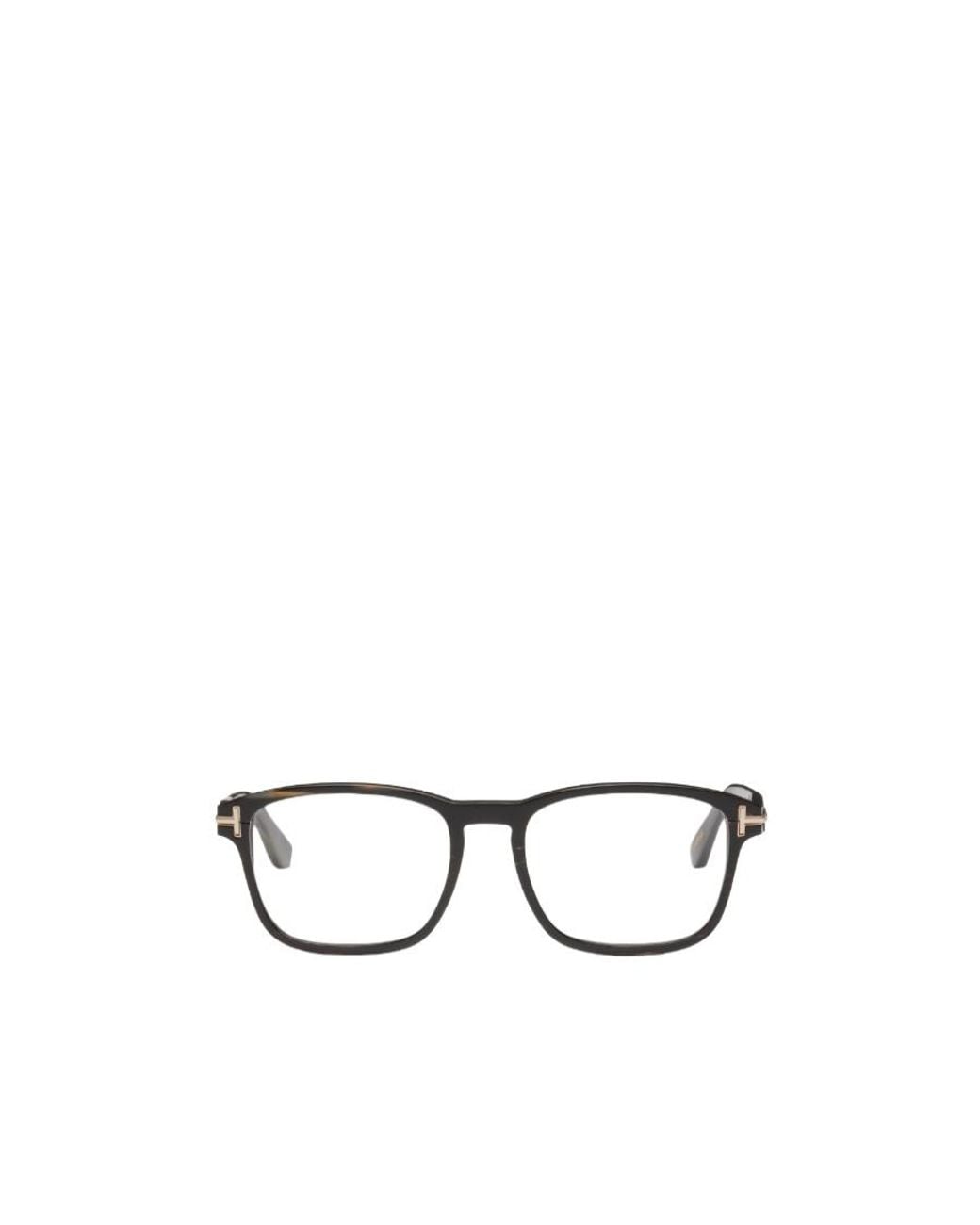 Tom Ford White Eyewear Rectangular Frame Glasses for men