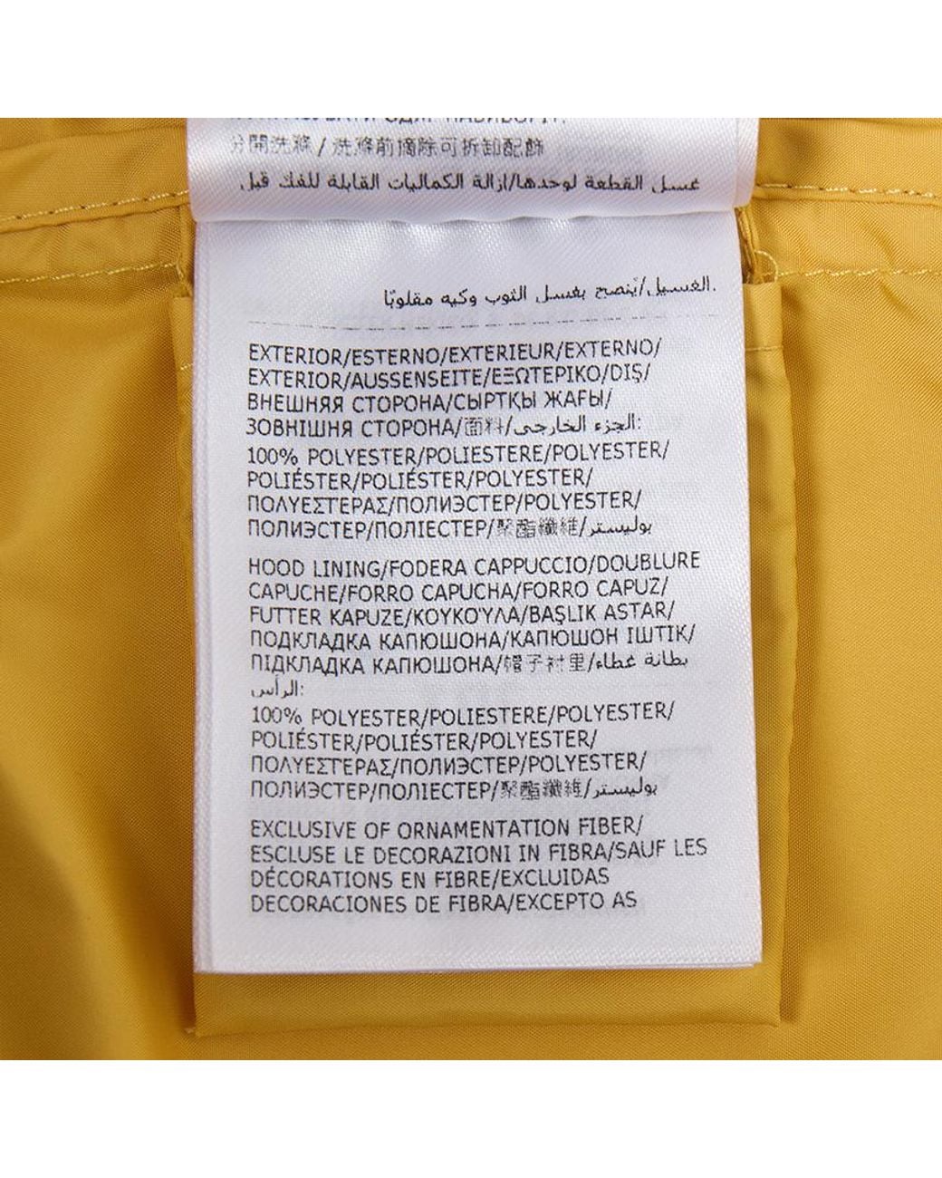 Moncler Yellow Logo Patch Zip-Up Hooded Jacket