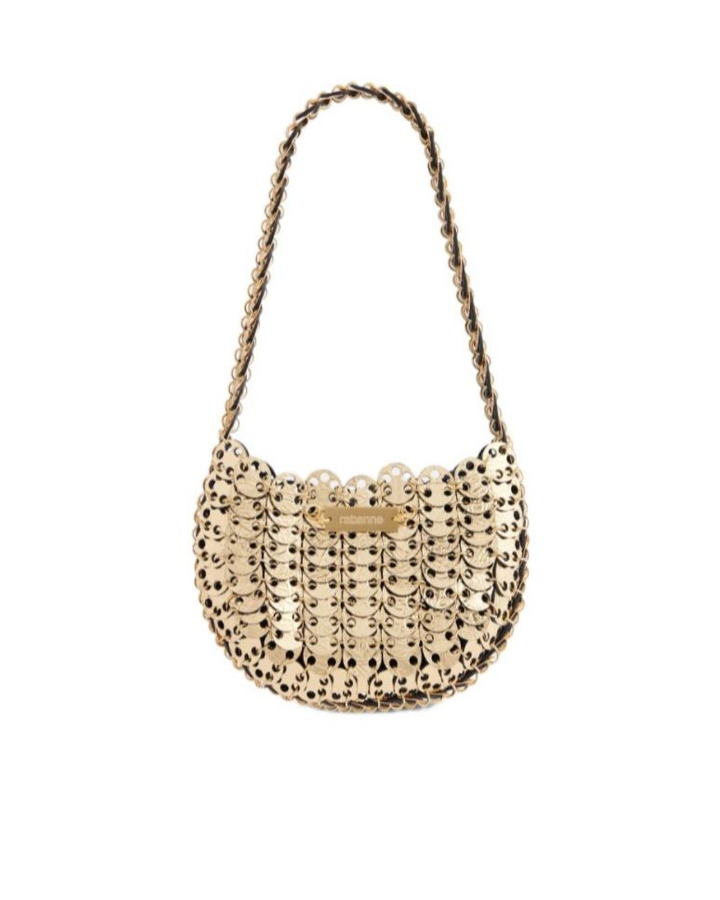 Rabanne Black Rabanne Chain-Link Mini Shoulder Bag