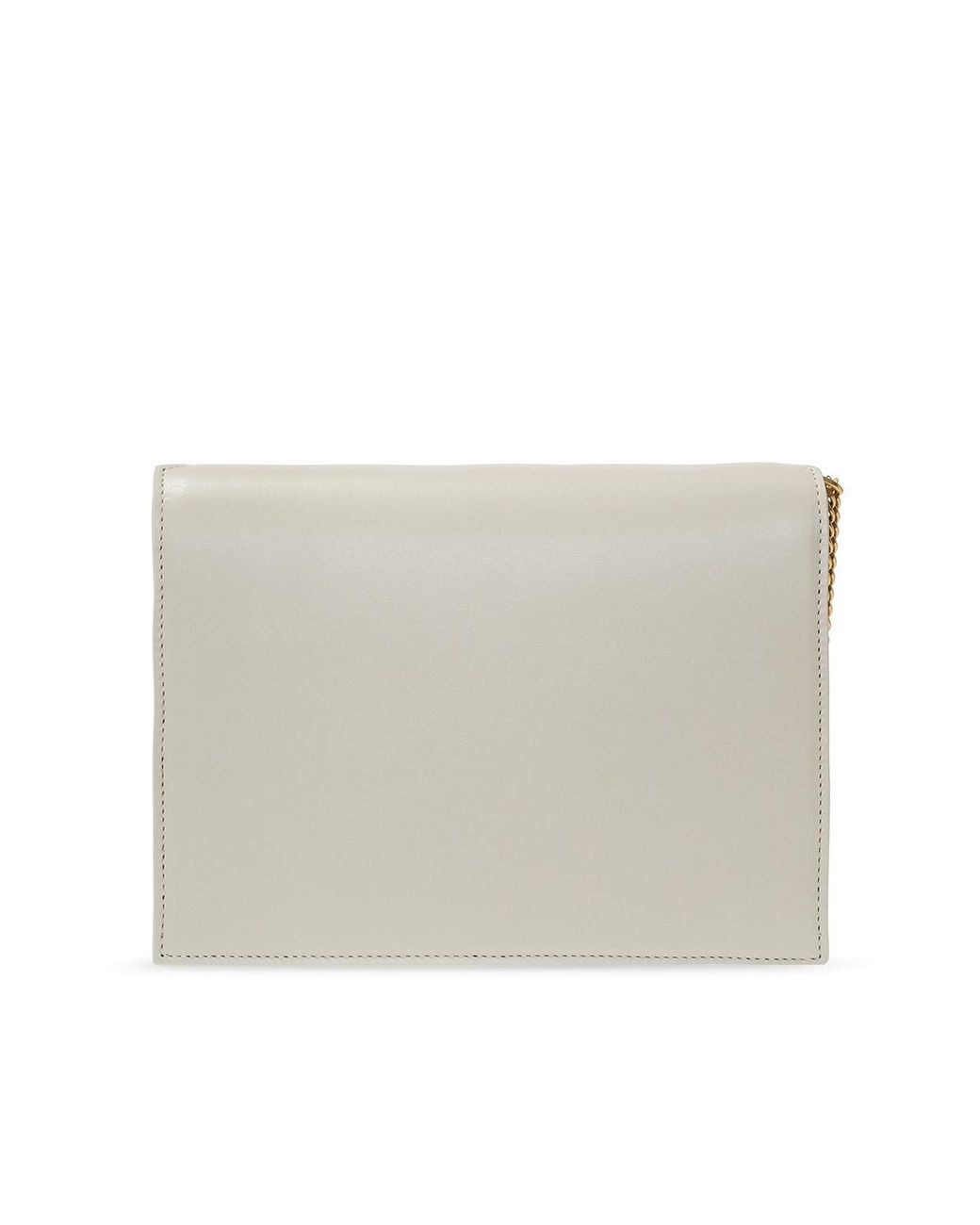 Saint Laurent Natural Cassandra Monogram Shoulder Bag